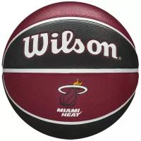 Мяч баскетбольный Wilson NBA Team Tribute Miami Heat, WTB1300XBMIA, размер 7