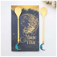 Ложка чайная с подвесом "Magic time", 2,7 х 14, 8 см