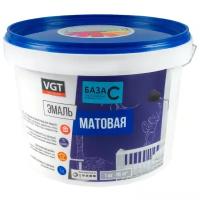 Эмаль универсальная VGT матовая база С 0.8 л (1.0 кг)