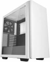 Корпус для компьютера Deepcool CK500 WH без БП, боковое окно (закаленное стекло), 1x14см вентилятор спереди
