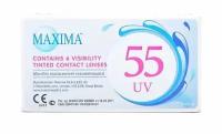 Контактные линзы Maxima 55 UV Aspheric, 6 шт., R 8,6, D -6