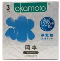 Презервативы Okamoto Dot De Cool, 3 шт