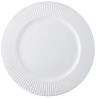 Набор обеденных тарелок Soft Ripples, 27 см, белые, 2 шт
