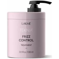 Lakme Teknia Frizz Control Treatment Дисциплинирующая маска для непослушных или вьющихся волос, 1000 г, 1000 мл, банка