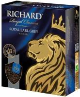 Чай черный Richard Royal Classics Earl Grey в пакетиках 100 шт