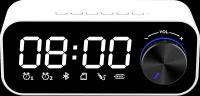 Беспроводная колонка c будильником и часами Recci RSK-W11 Clock Speaker 5 Вт, FM, белый