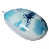 Мышь CBR Aero Battle Blue USB