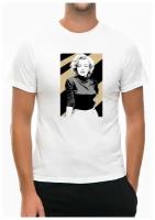 Футболка Marilyn Monroe Stripe White