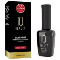 IQ Beauty Каучуковое матовое финишное покрытие с кальцием, 10 мл