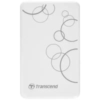 Портативный HDD Transcend StoreJet 25A3 1Tb 2,5, USB 3,0, белый (TS1TSJ25A3W)