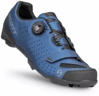 Велотуфли MTB Scott Comp Boa metallic blue/black, синий-черный 44