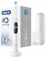 Электрическая зубная щетка Oral B iO Series 7 White Alabast, белый