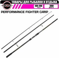 Удилище карповое MIFINE PERFORMANCE FIGHTER CARP 3.6м (100-200гр), штекерное, для рыбалки, рыболовное