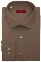 Мужская рубашка Allan Neumann 000001-RF, размер 43 176-182, цвет светло-коричневый