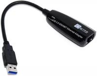 Сетевая карта 5bites USB3.0 - RJ45 UA3-45-01BK Black