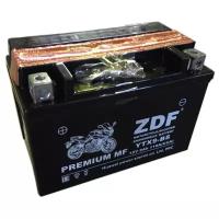 Аккумулятор ZDF YTX9-BS 12V 9 a/h MF BLACK с электролитом