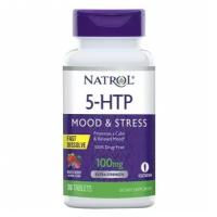 Natrol 5-HTP 100 mg F/D Mixed berry 30 tabs /"5-гидрокситриптофан 100 мг быстрорастворимый ягодный микс" 30 табл