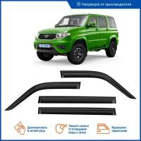 Дефлекторы окон Azard для UAZ Patriot 2005-н. в накладные 4 шт