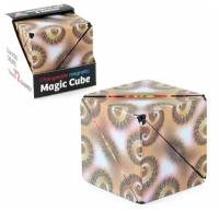 Магнитный 3D волшебный куб-головоломка Magic cube подарок для детей и взрослых, "Стихия" / фиджет антистресс