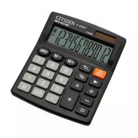 Калькулятор настольный Eleven SDC-812NR (12-разрядный) двойное питание, черный (SDC-812NR)