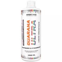 Гуарана ультра SPORTTECH Guarana ULTRA, малина-клубника, 1000 мл