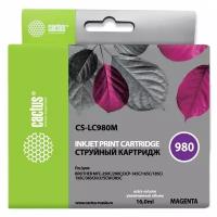 Cartridge ink Cactus CS-LC980M magenta (16ml) for Brother DCP-145C/165C/MFC-250C/290C