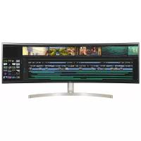 49" Монитор LG 49WL95C-WE, 5120x1440, 61 Гц, IPS, черный/белый/золотистый