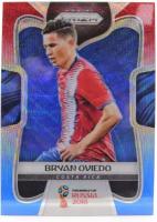 Коллекционная карточка Panini Prizm FIFA World Cup Russia 2018 #50 Bryan Oviedo - Red Blue Wave S0218