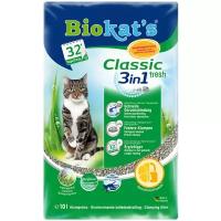 Комкующийся наполнитель Biokat's Classic Fresh 3 in 1, 10 л