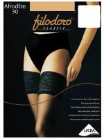 Чулки Filodoro Afrodite, 30 den, матовые, размер 3, коричневый