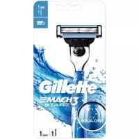 Многоразовый бритвенный станок Gillette Mach3 Start, белый, 1 шт