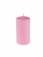 Свеча Бочонок 50х100 мм, цвет: розовый