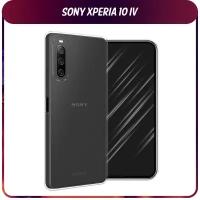 Силиконовый чехол на Sony Xperia 10 IV / Сони Иксперия 10 IV, прозрачный