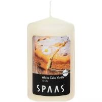 Свеча Spaas White Cake Vanilla столбик