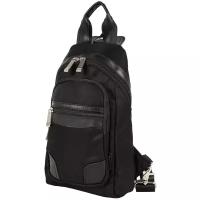 Однолямочный рюкзак П0098 черный