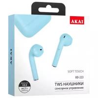 Беспроводные наушники AKAI HD-223, light blue