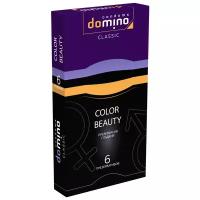 Разноцветные презервативы DOMINO Classic Colour Beauty - 6 шт