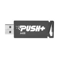 Флешка Patriot Memory Push+ 64GB (PSF64GPSHB32U) 64 ГБ, черный