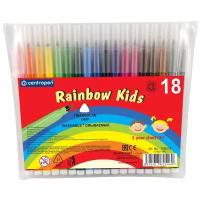 Фломастеры Centropen "Rainbow Kids", 18 цветов, ПВХ уп