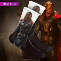 Носки MimiSocks с принтом "Тор (Thor) - Marvel (Марвел)"