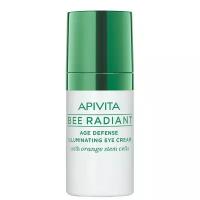 Apivita крем Bee Radiant антивозрастной уход для защиты и сияния для кожи вокруг глаз