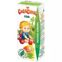 Сок Спелёнок Яблоко-клюква (Tetra Pak), c 6 месяцев