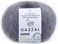 Пряжа GAZZAL Super Kid Mohair, 31 % мериносовая шерсть, 47 % мохер, 22 % полиамид, 25 г, 237 м, 1 шт., 64433 237 м