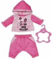 Игрушка Zapf Creation Baby Born Спортивный костюмчик Розовый 43 см 830-109/розовый