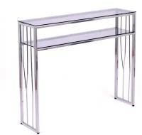 Столик 1122-CS grey серебряный AllConsoles 100x25x80
