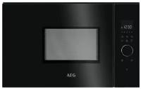 Интегрированная микроволновая печь AEG MBB1756SEM, черный / стальной