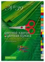 Набор цветной бумаги и картона, HOBBY TIME №39, А4 (205 х 295 мм), 30 листов, 50 цветов, Арт. 11-430-71