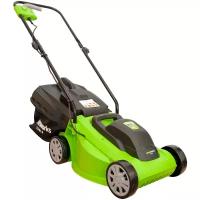 Электрическая газонокосилка Greenworks GLM1232, 1200 Вт, 33 см