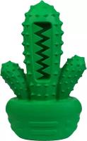 Игрушка для собак, для всех животных, "Не Один Дома" Кактус, зеленый, 15х10х5 см