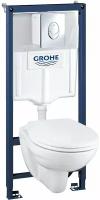 Grohe Комплект Grohe Solido Perfect 39192000 подвесной унитаз c инсталляцией